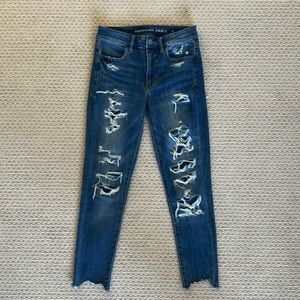 American Eagle next level high waisted jegging crop size 6